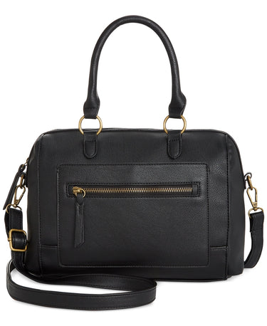 Style & Co Hudsonn Satchel, Black